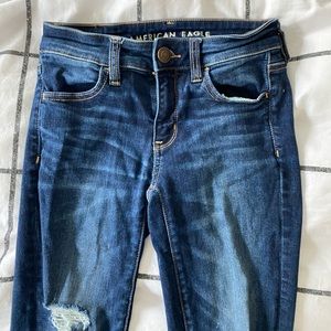 AE ripped skinny jeans